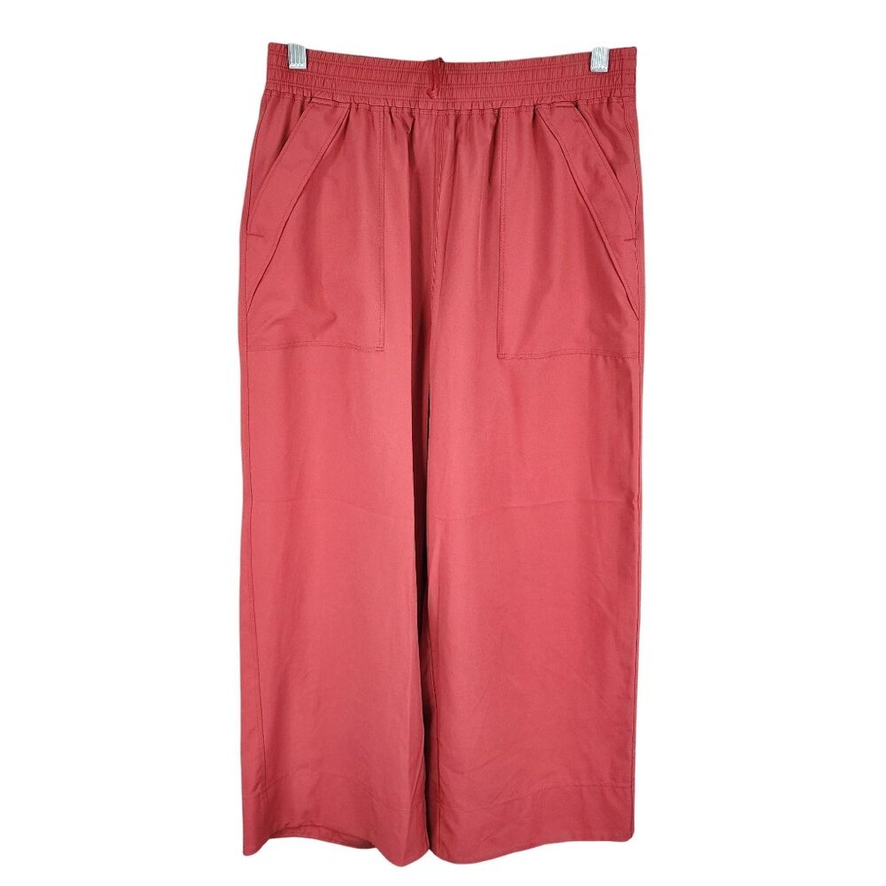 Womens Red Old Navy Active Stretchtech Pants Drawstring Elastic Waist Size S